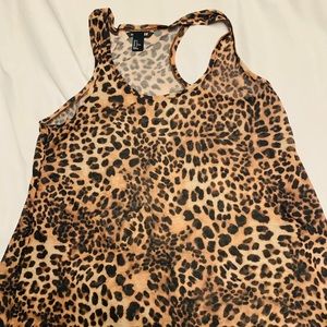 Cheeta Print Tank Top